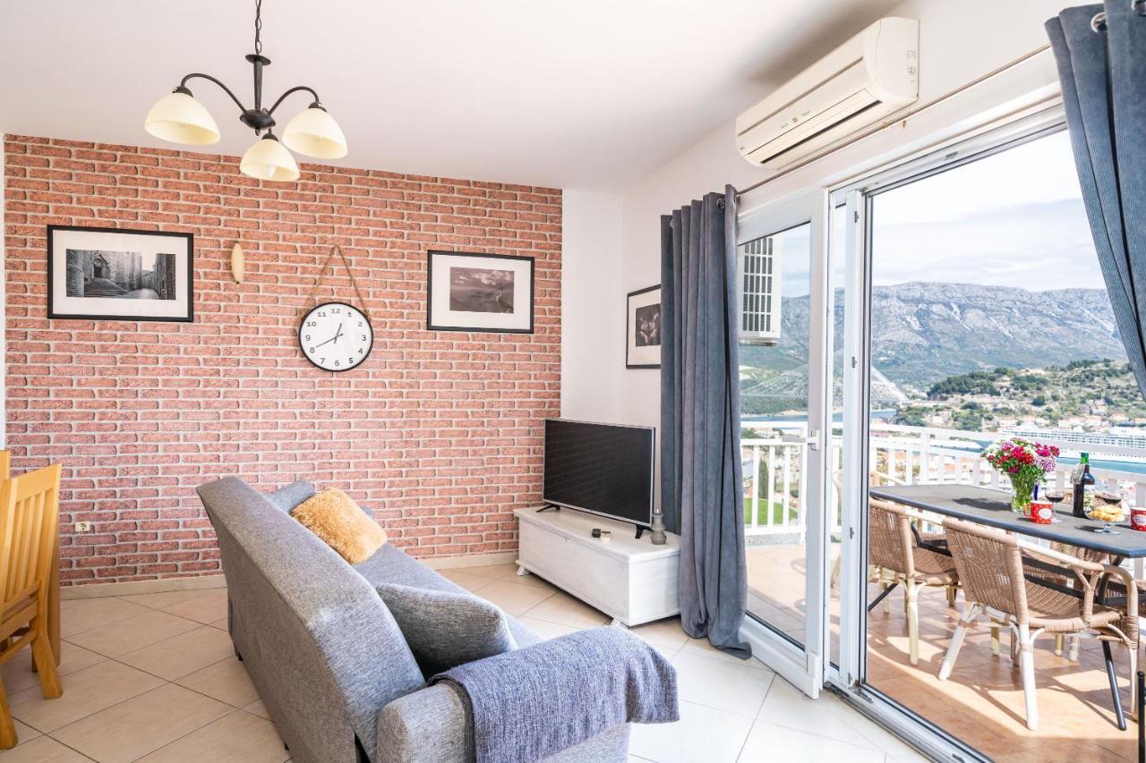 Burum Accommodation B&B-Apartment With Beautiful View Дубровник Екстер'єр фото